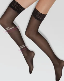 Autoreggente velato 70 denari contenitivo con compressione graduata leggera