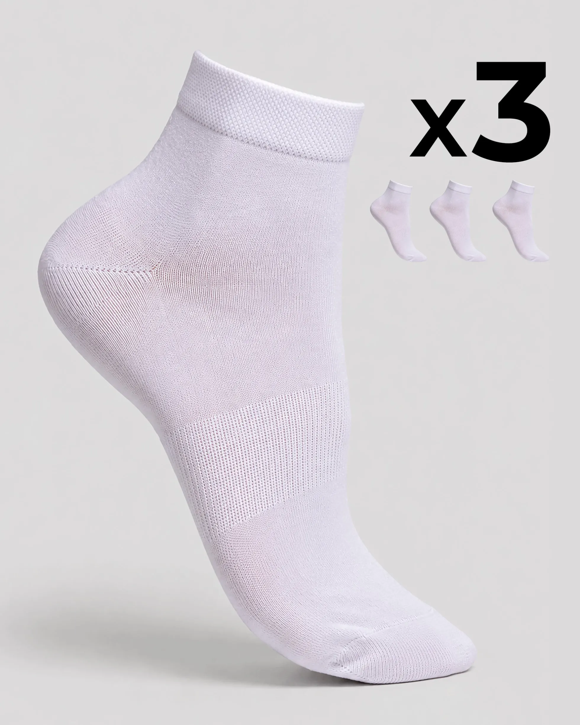 Bike socks cotone x3 donna