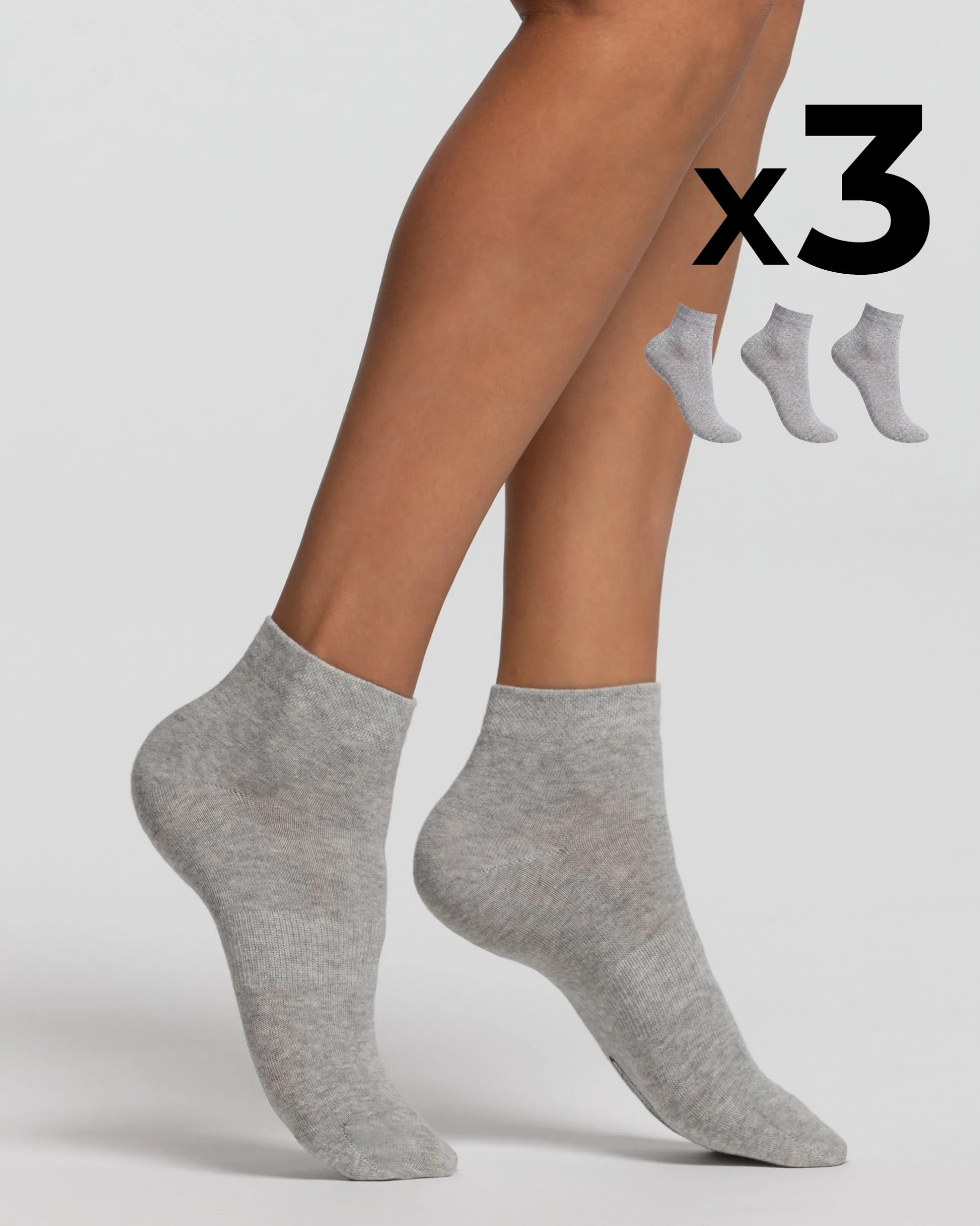 Bike socks cotone x3 donna