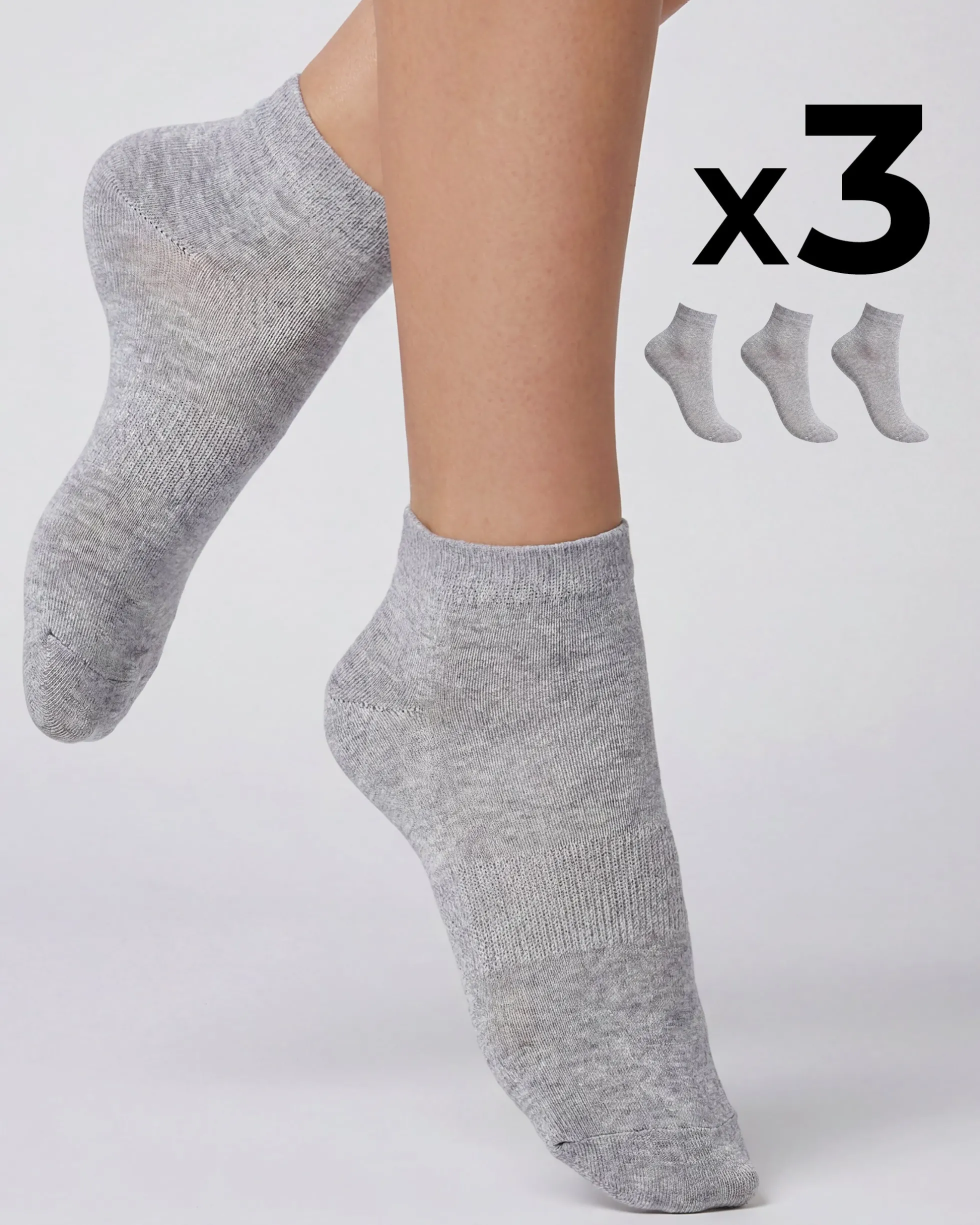 Bike socks cotone x3 donna