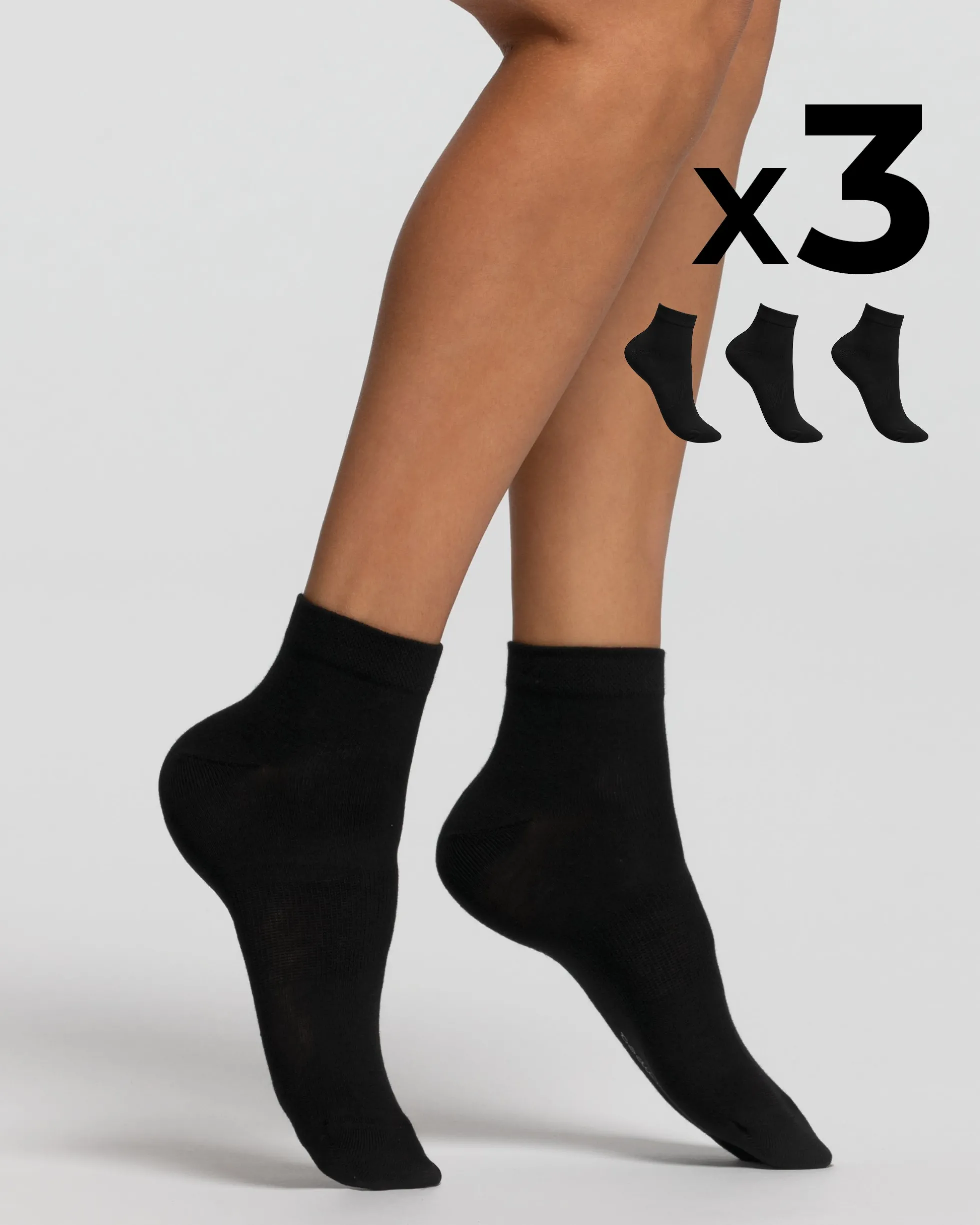 Bike socks cotone x3 donna