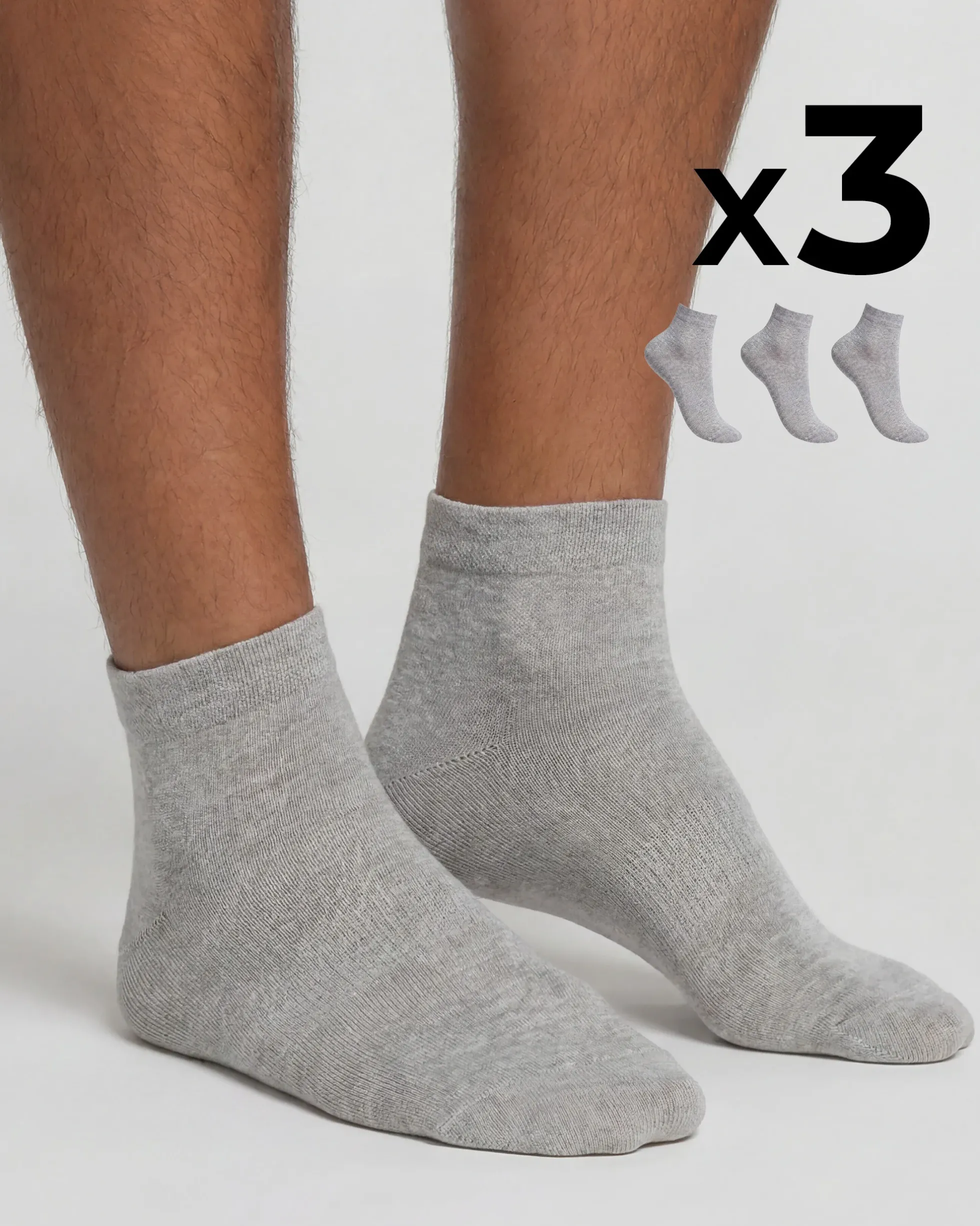 Bike socks cotone x3 Uomo