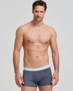 Boxer cotone con stampa micro On-Off