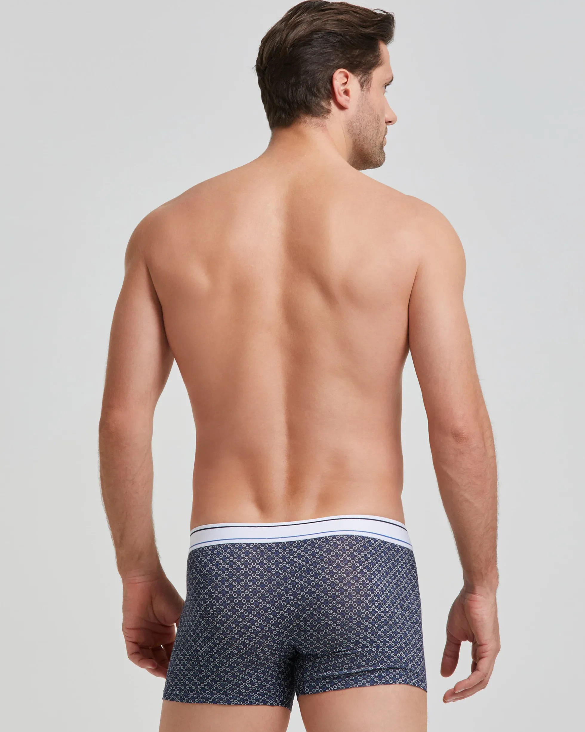 Boxer cotone con stampa micro On-Off
