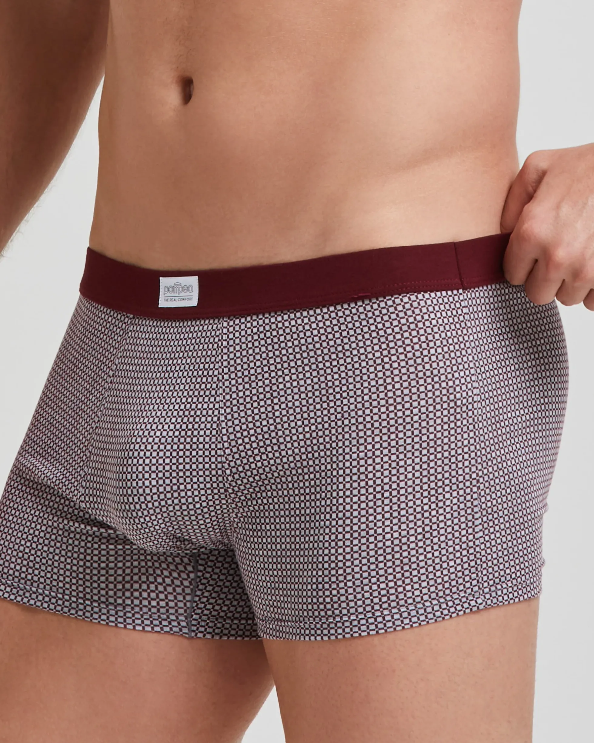 Boxer cotone motivo cravatteria