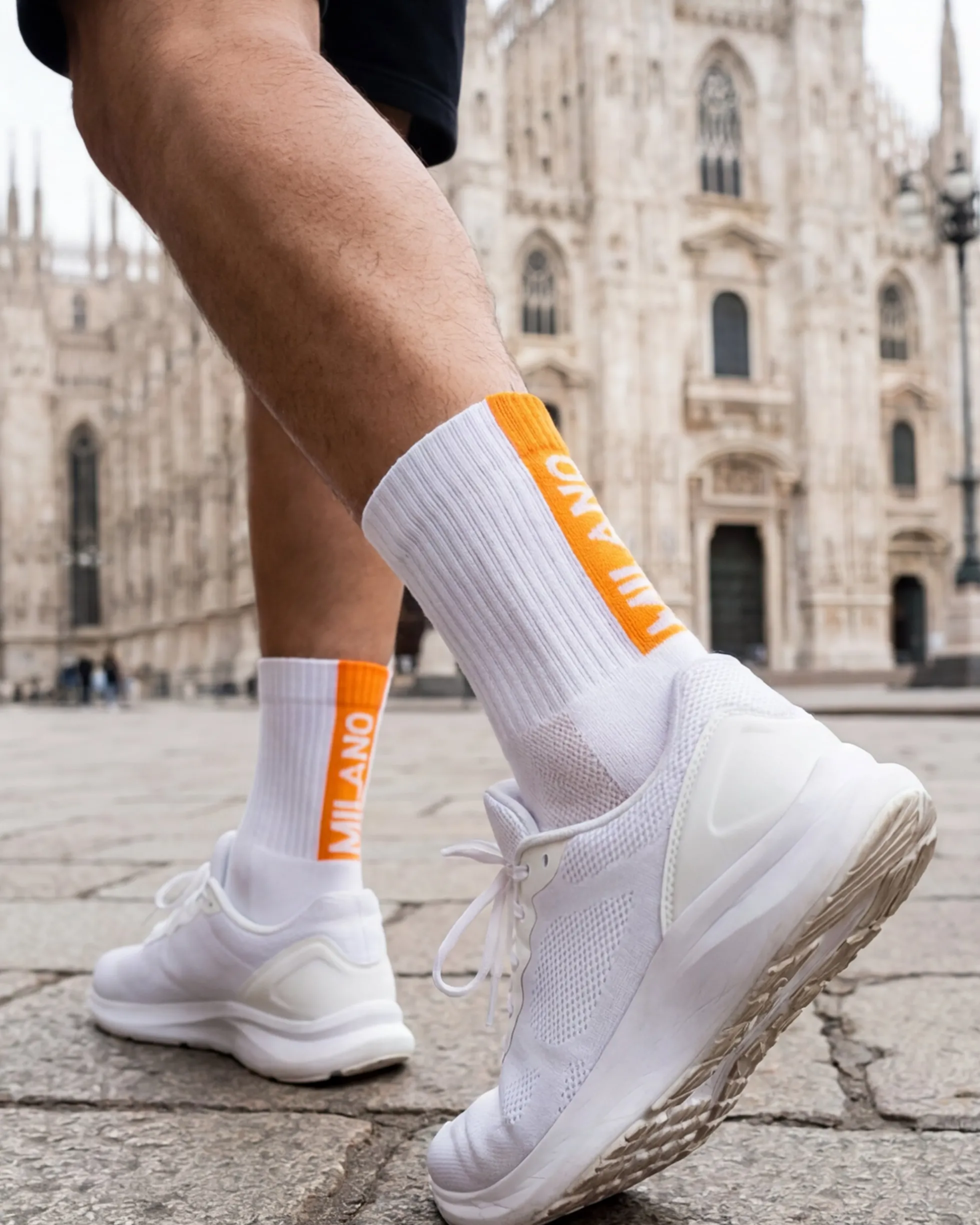 Calza corta tennis unisex Milano