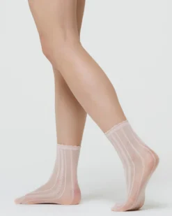 CALZINO VELATO SUSAN CON EFFETTO TRICOT