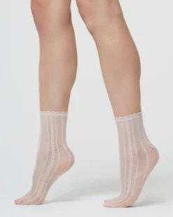 CALZINO VELATO SUSAN CON EFFETTO TRICOT