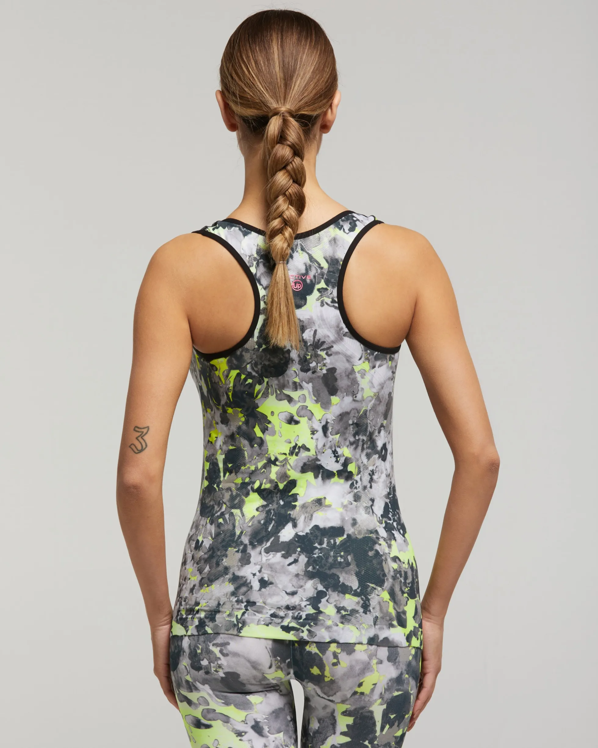 Canotta active up camouflage donna