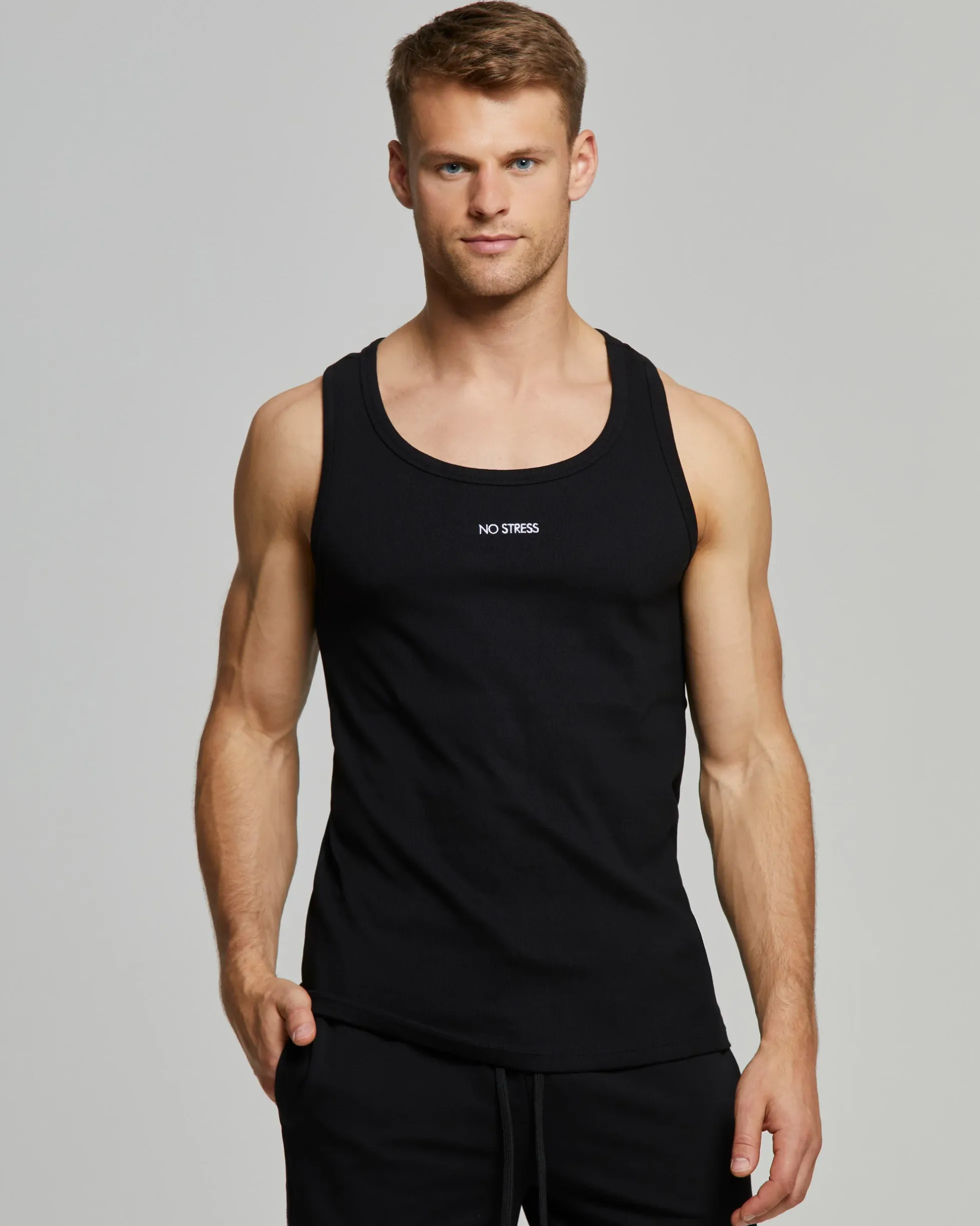 Canotta uomo no stress slim fit cotone