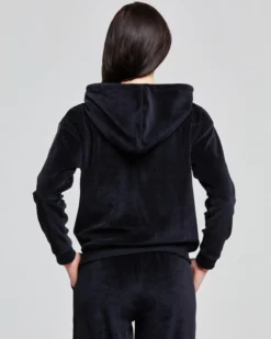 FELPA CON CAPPUCCIO VELLUTO DONNA