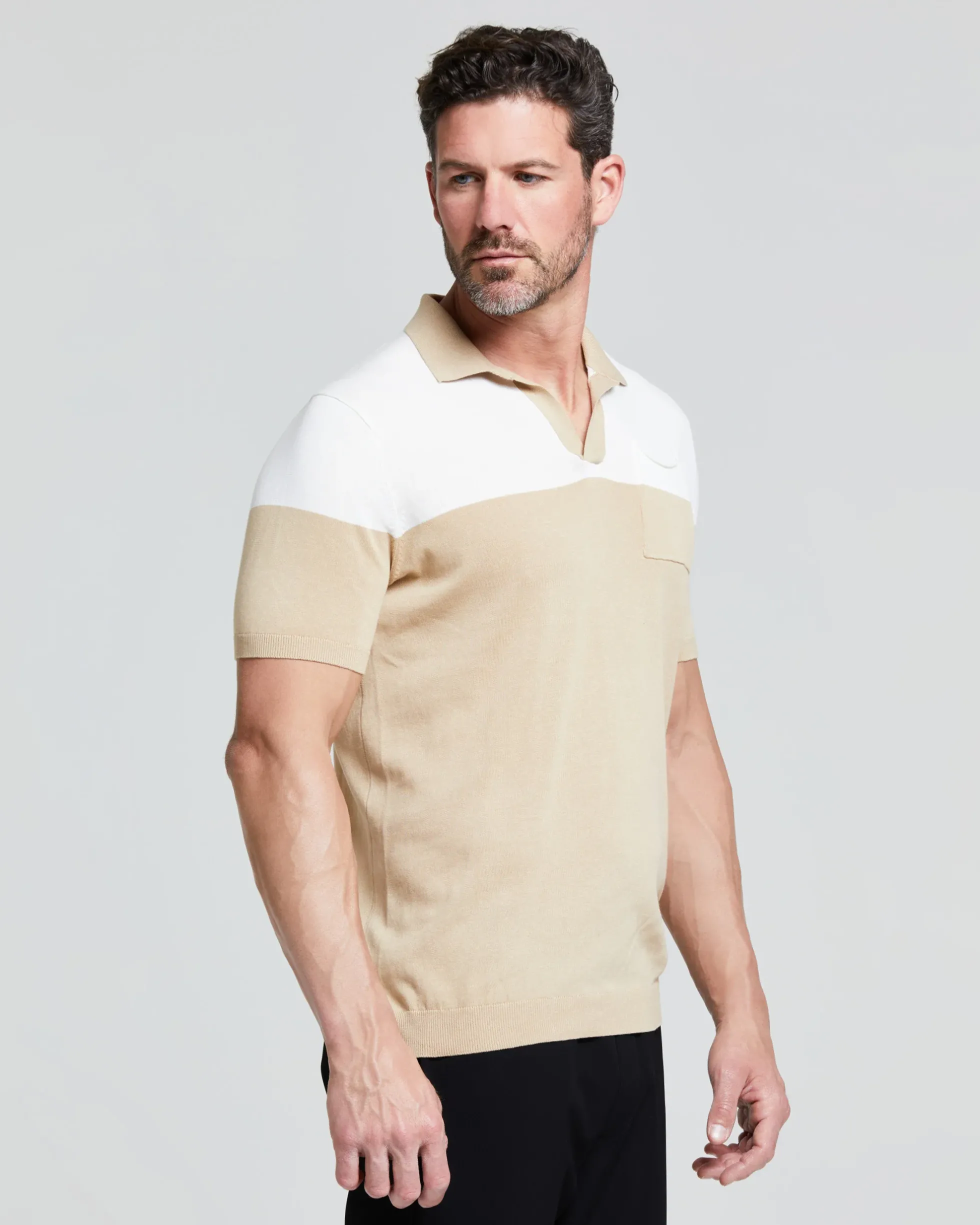 MAGLIA MIRKO SCOLLO A V MANICA CORTA