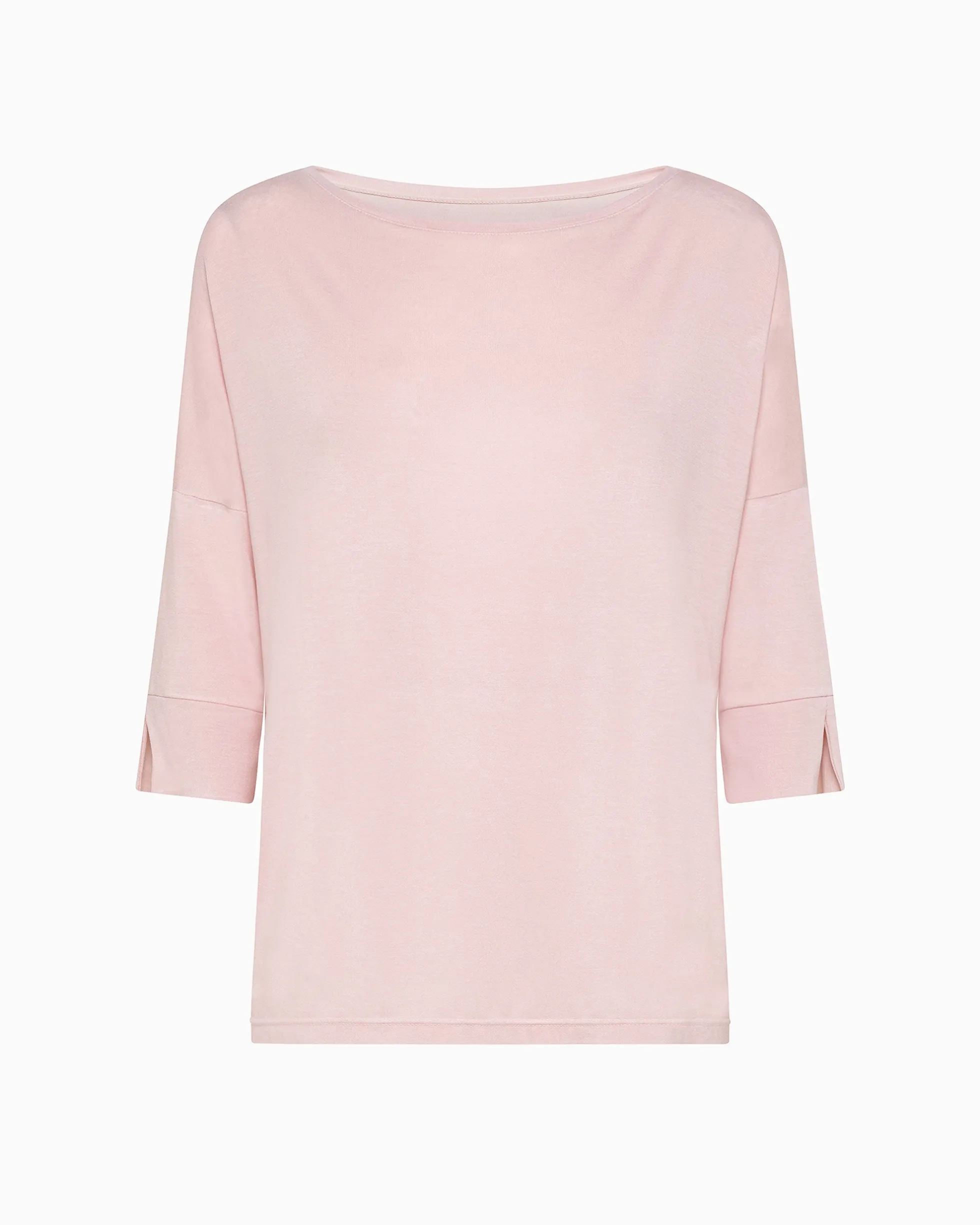 Maglia scollo barchetta in viscosa sostenibile vestibilità over