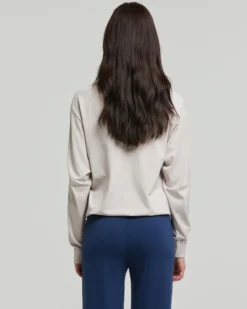 Maglia scollo barchetta seamless
