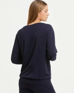 Maglia scollo barchetta seamless