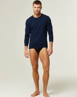 Maglia uomo manica lunga caldo cotone
