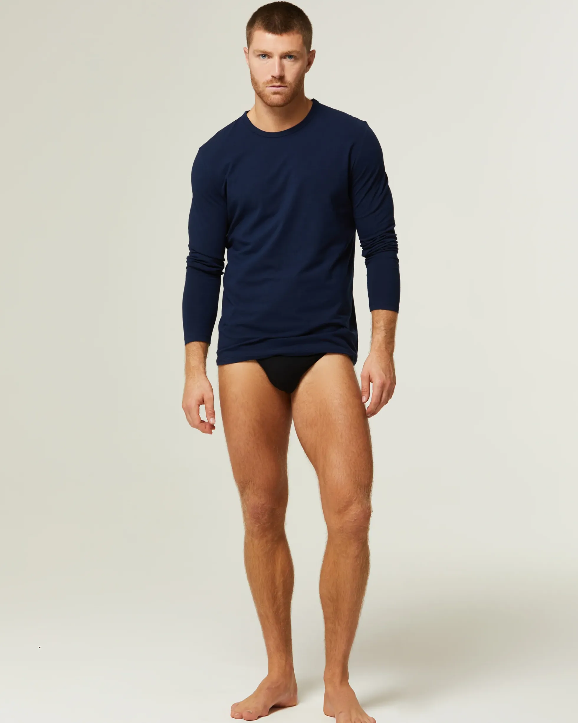 Maglia uomo manica lunga caldo cotone