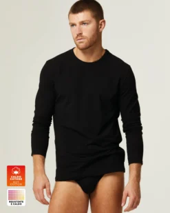 Maglia uomo manica lunga caldo cotone