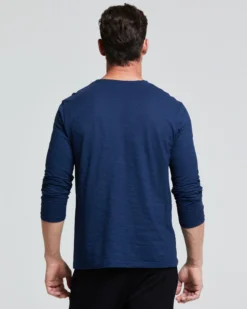 MAGLIA UOMO MANICA LUNGA COTONE FIAMMATO