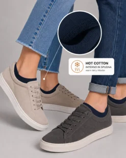 MINICALZA COTONE CON INTERNO SOFT SPUGNA