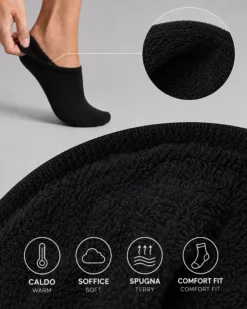 Minicalza cotone con interno soft spugna unisex