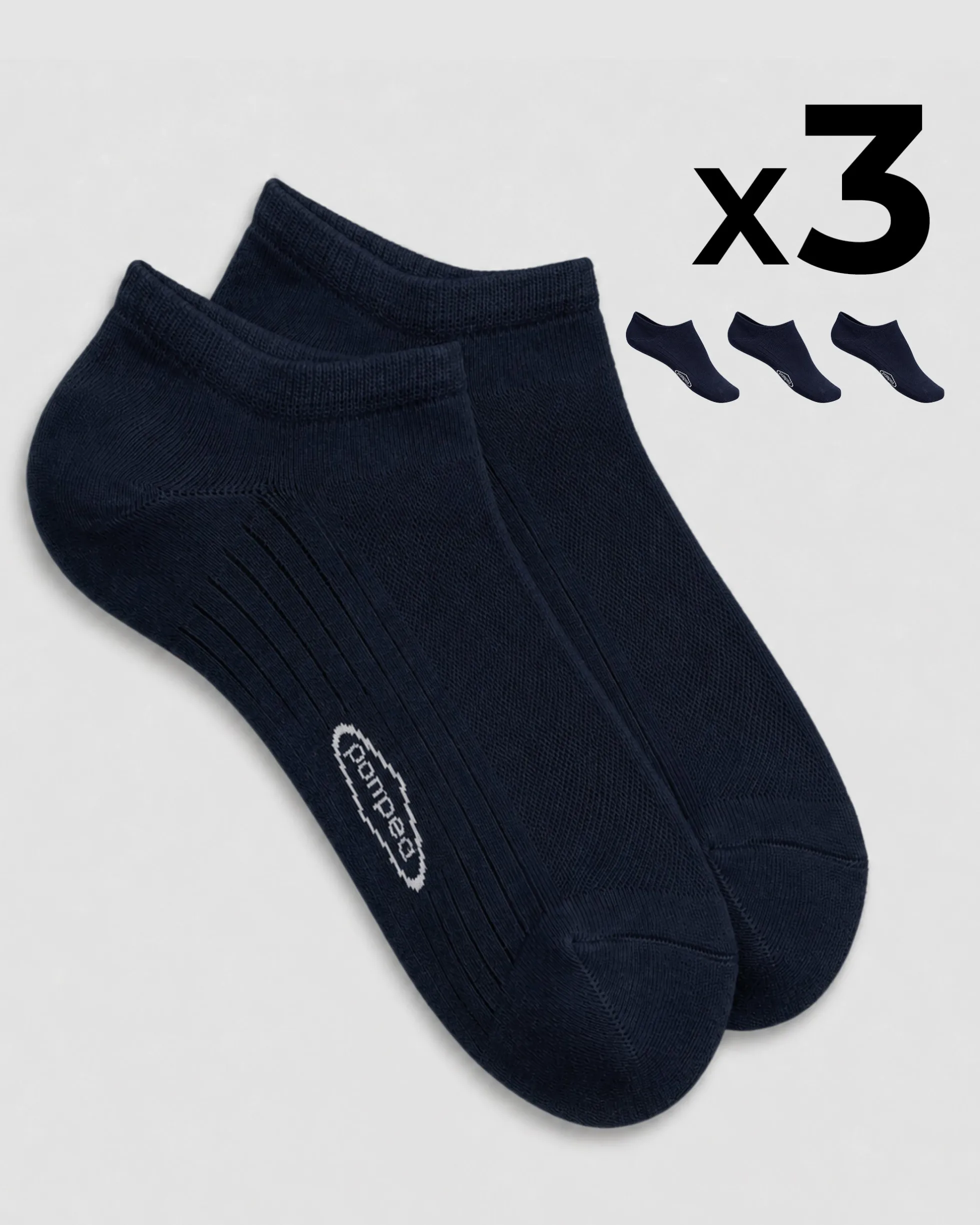 Minicalza cotone x3 donna