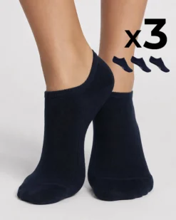 Minicalza cotone x3 donna