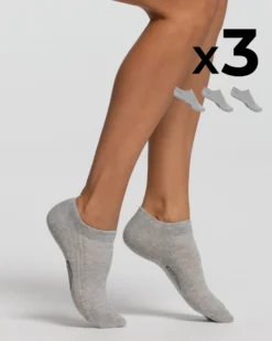 Minicalza cotone x3 donna