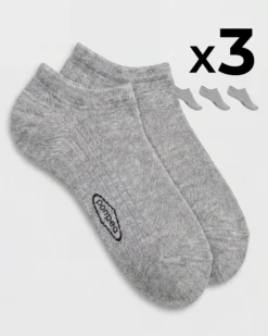 Minicalza cotone x3 donna