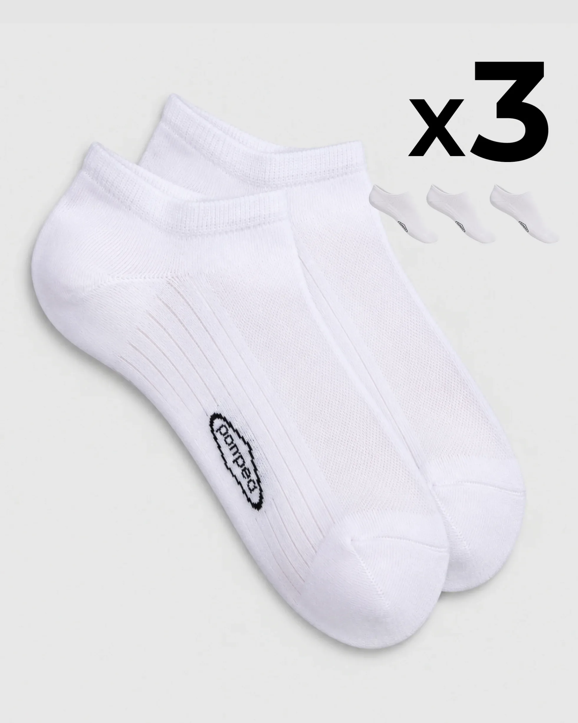 Minicalza cotone x3 uomo