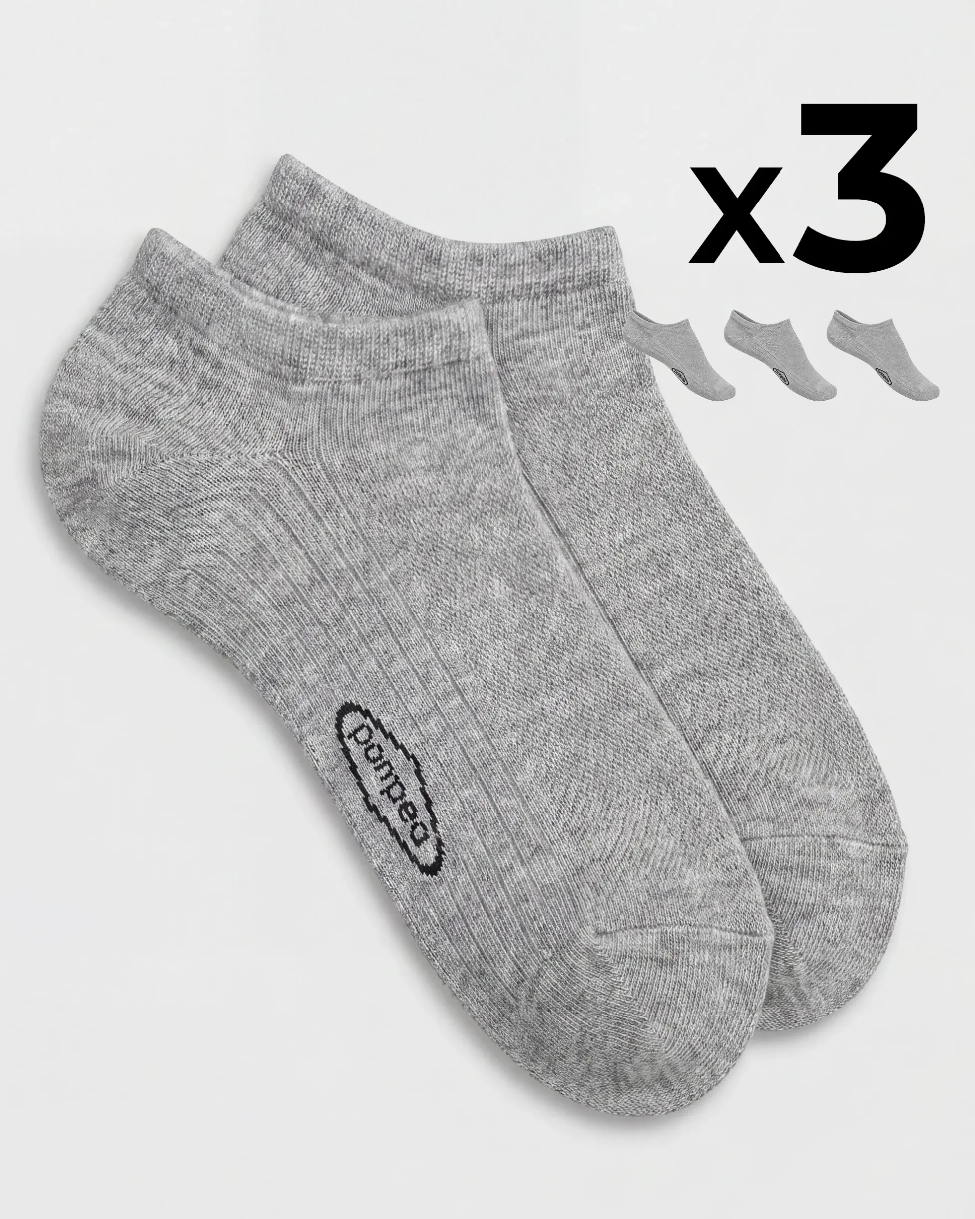 Minicalza cotone x3 uomo