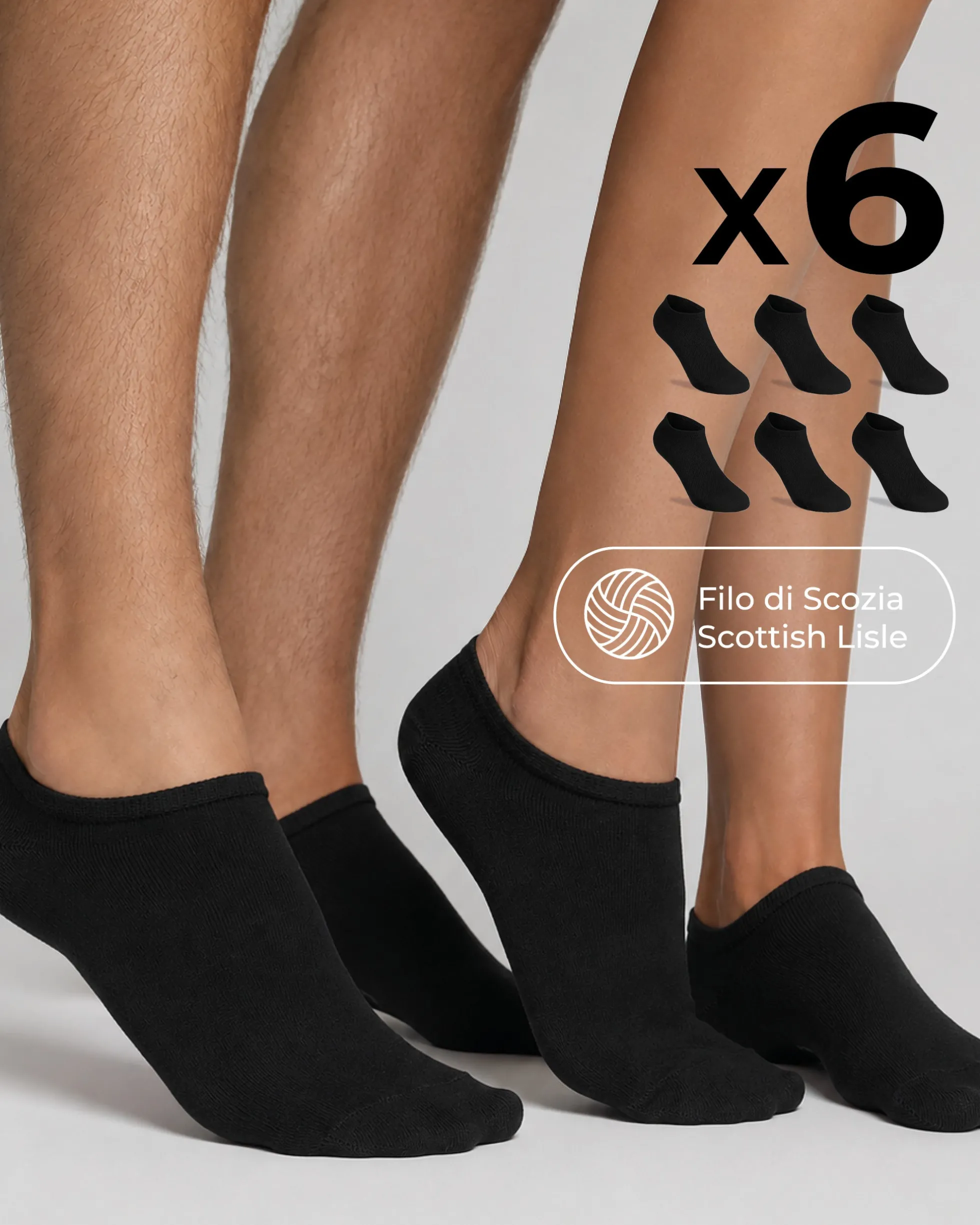 Minicalza in Filo di Scozia unisex X6