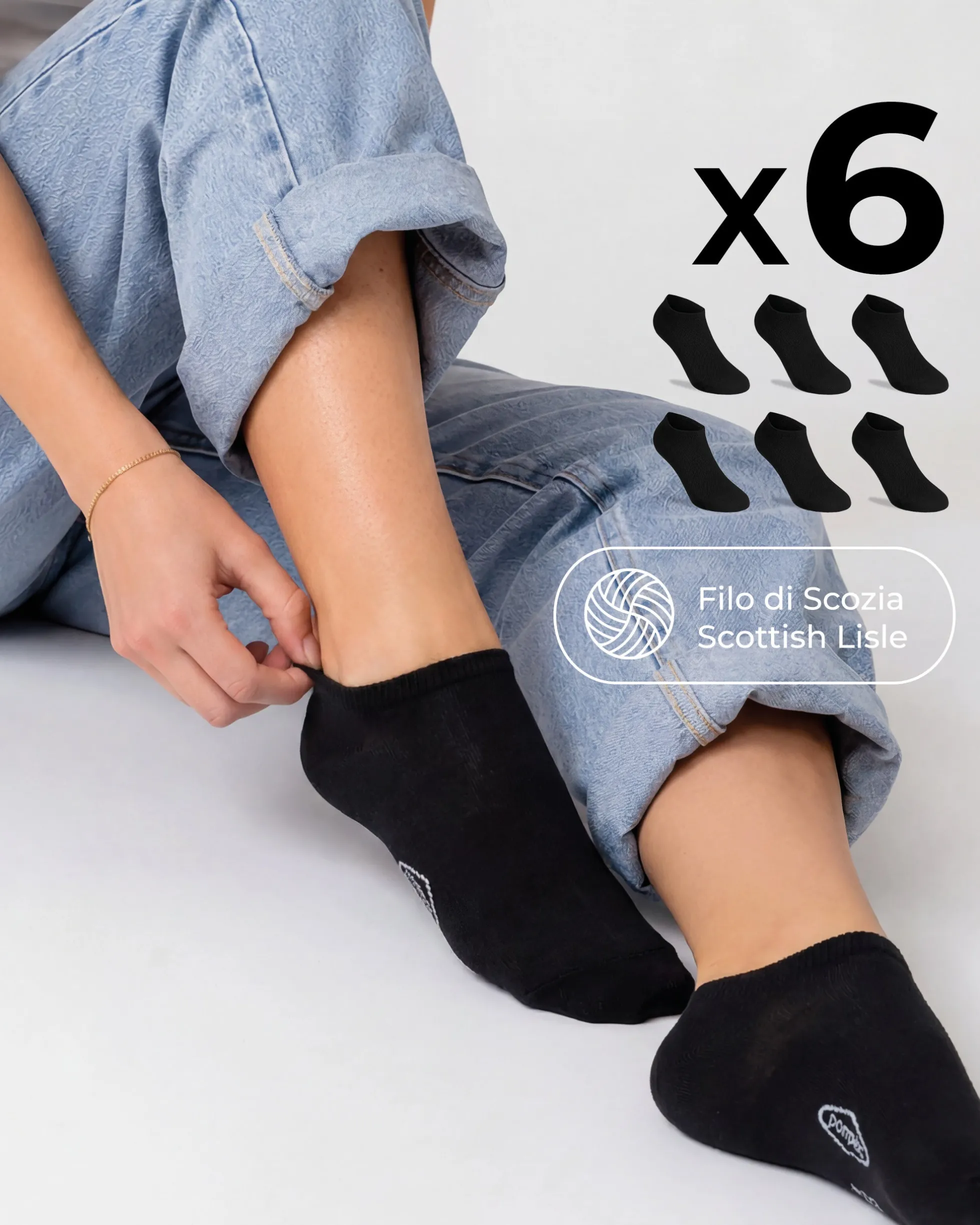 Minicalza in Filo di Scozia unisex X6