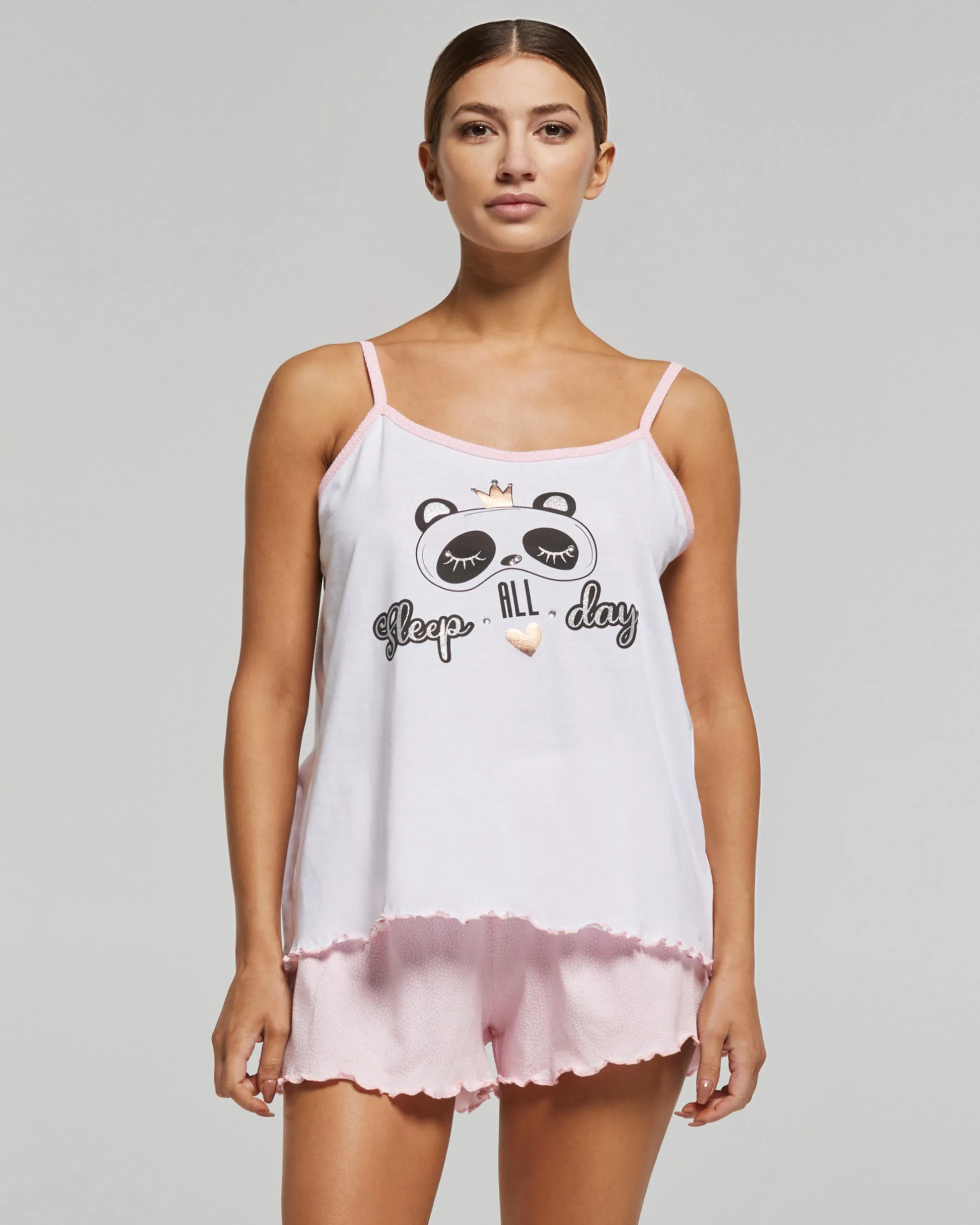 PIGIAMA CORTO COTONE PANDA