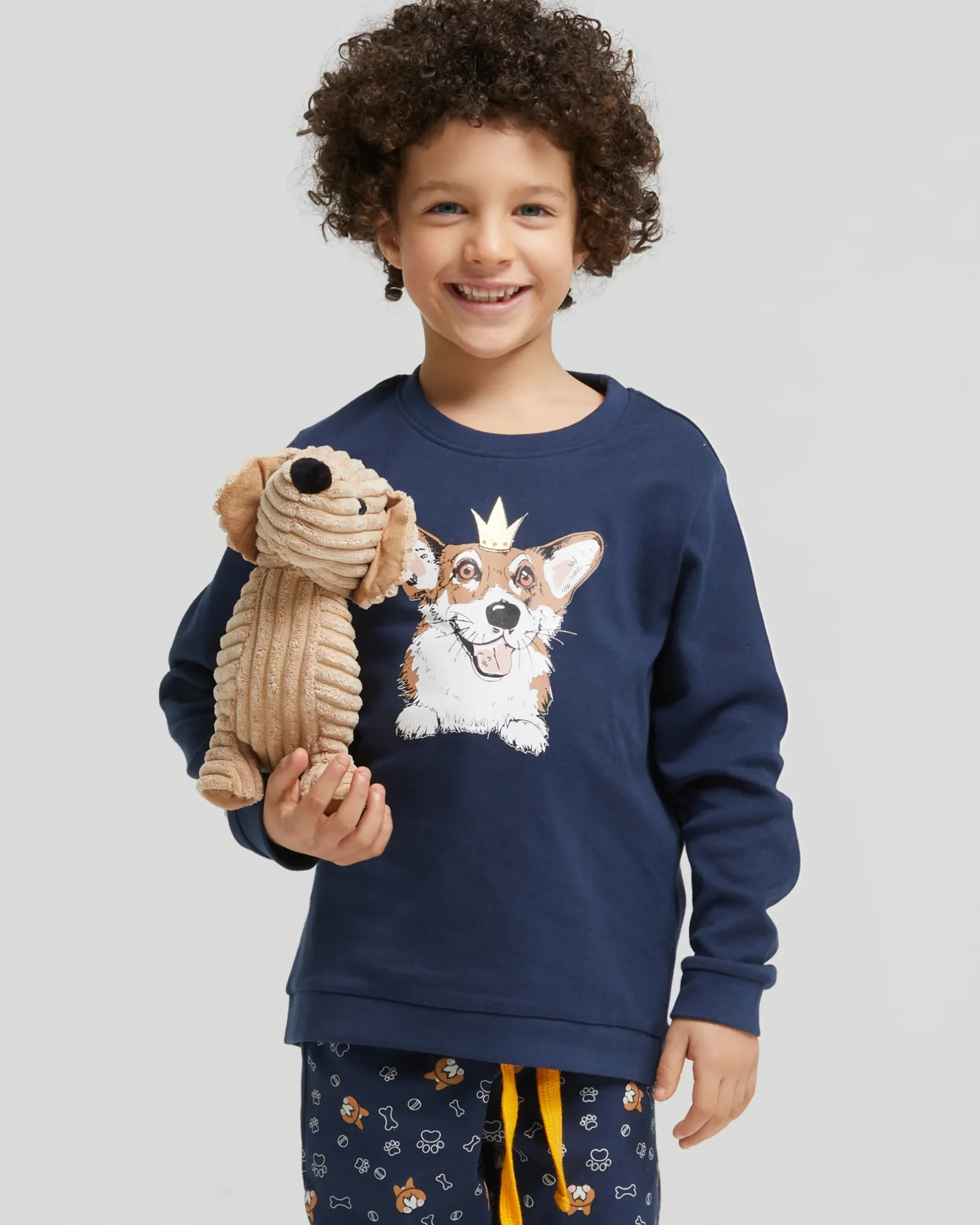 Pigiama lungo caldo cotone maglia Yukon