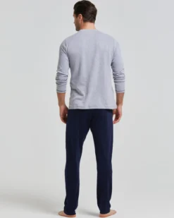 Pigiama lungo caldo cotone Windsor