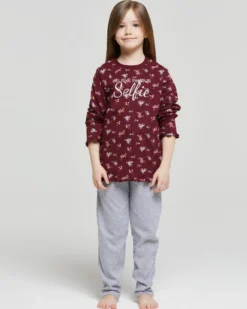 Pigiama lungo cotone interlock Elodie