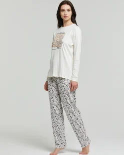 Pigiama lungo cotone interlock Meissa