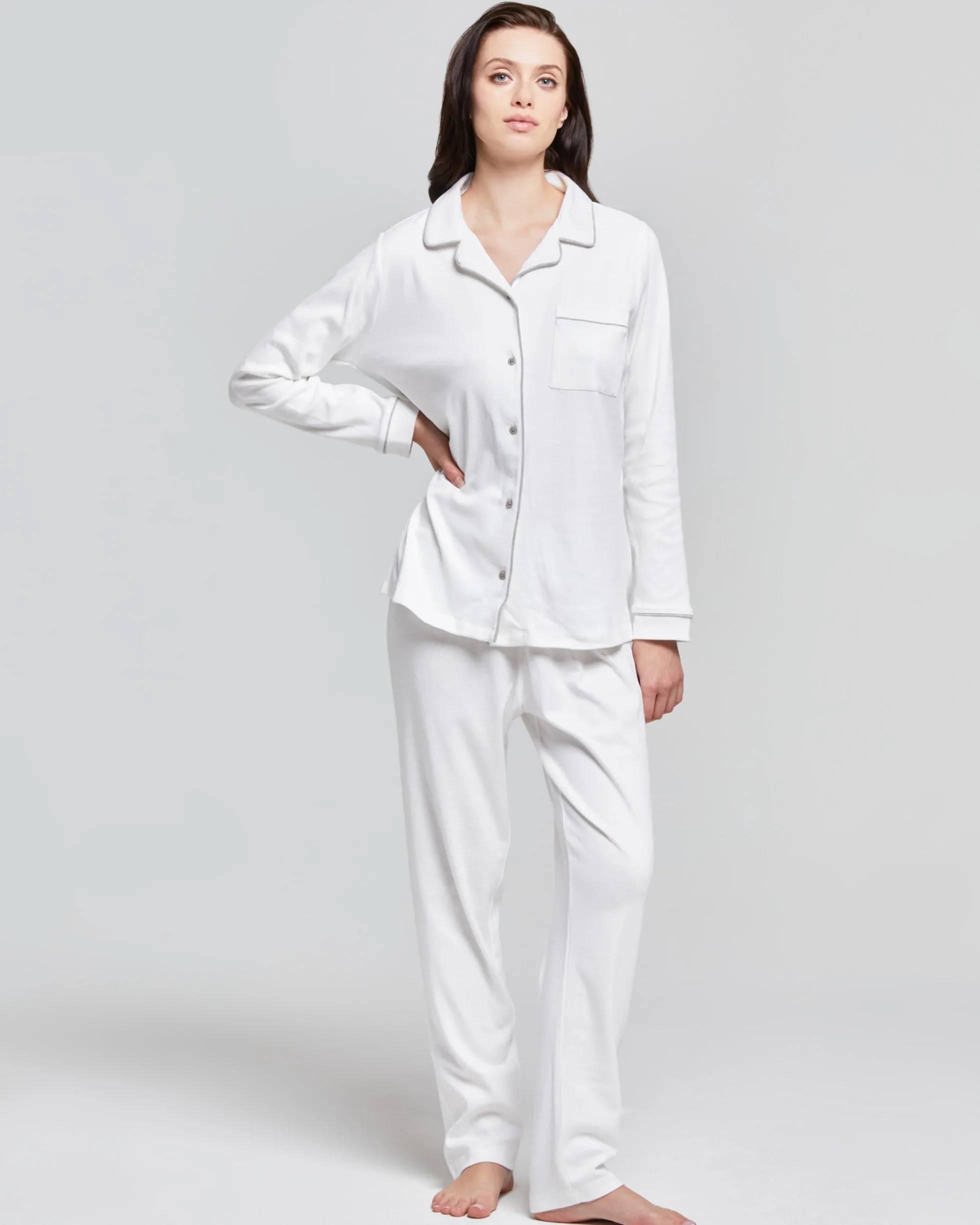 PIGIAMA LUNGO COTONE INTERLOCK ELISABETTA