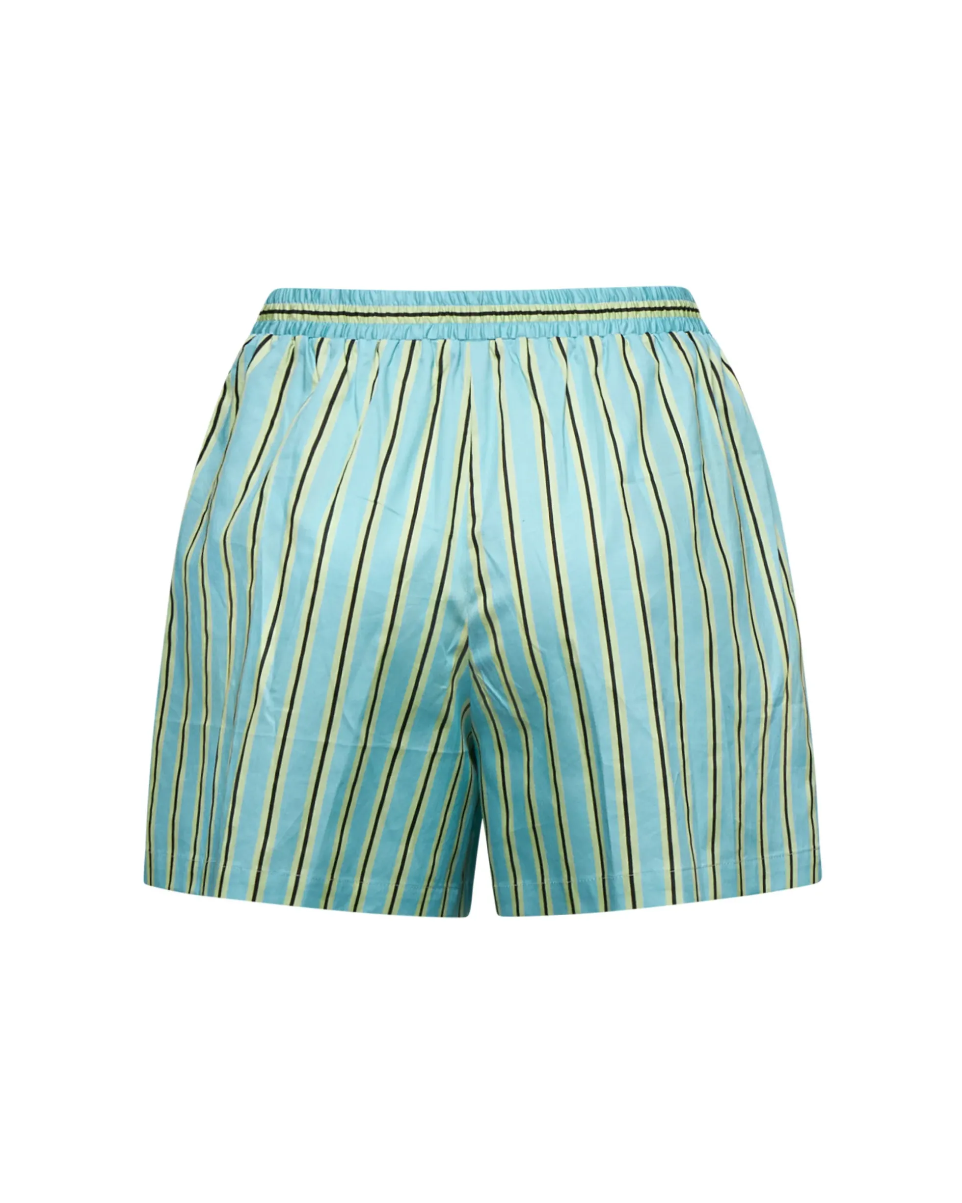 Pompea x Silvian Heach shorts con fantasia rigata