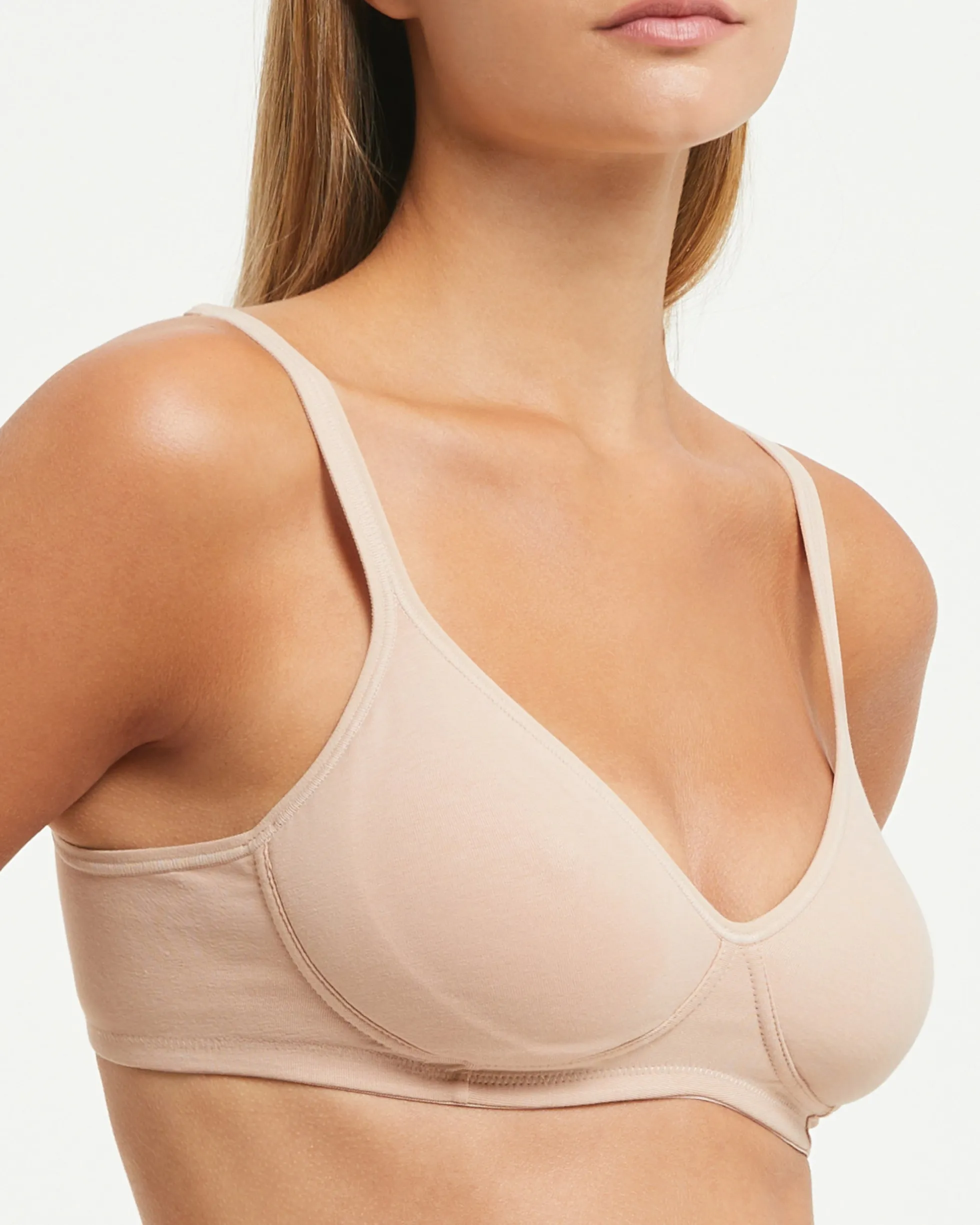 Reggiseno cotone lunetta
