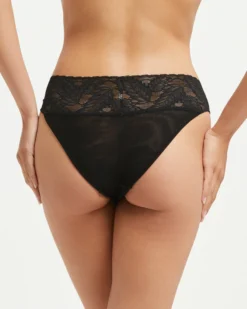 Set Completo coordinato Intimo Pizzo (Nero)