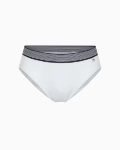 Slip bimbo in cotone organico con elastico a righe