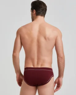 Slip uomo cotone con dettagli a contrasto