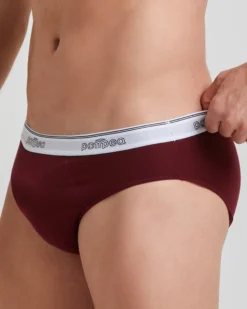 Slip uomo cotone con elastico a vista logato