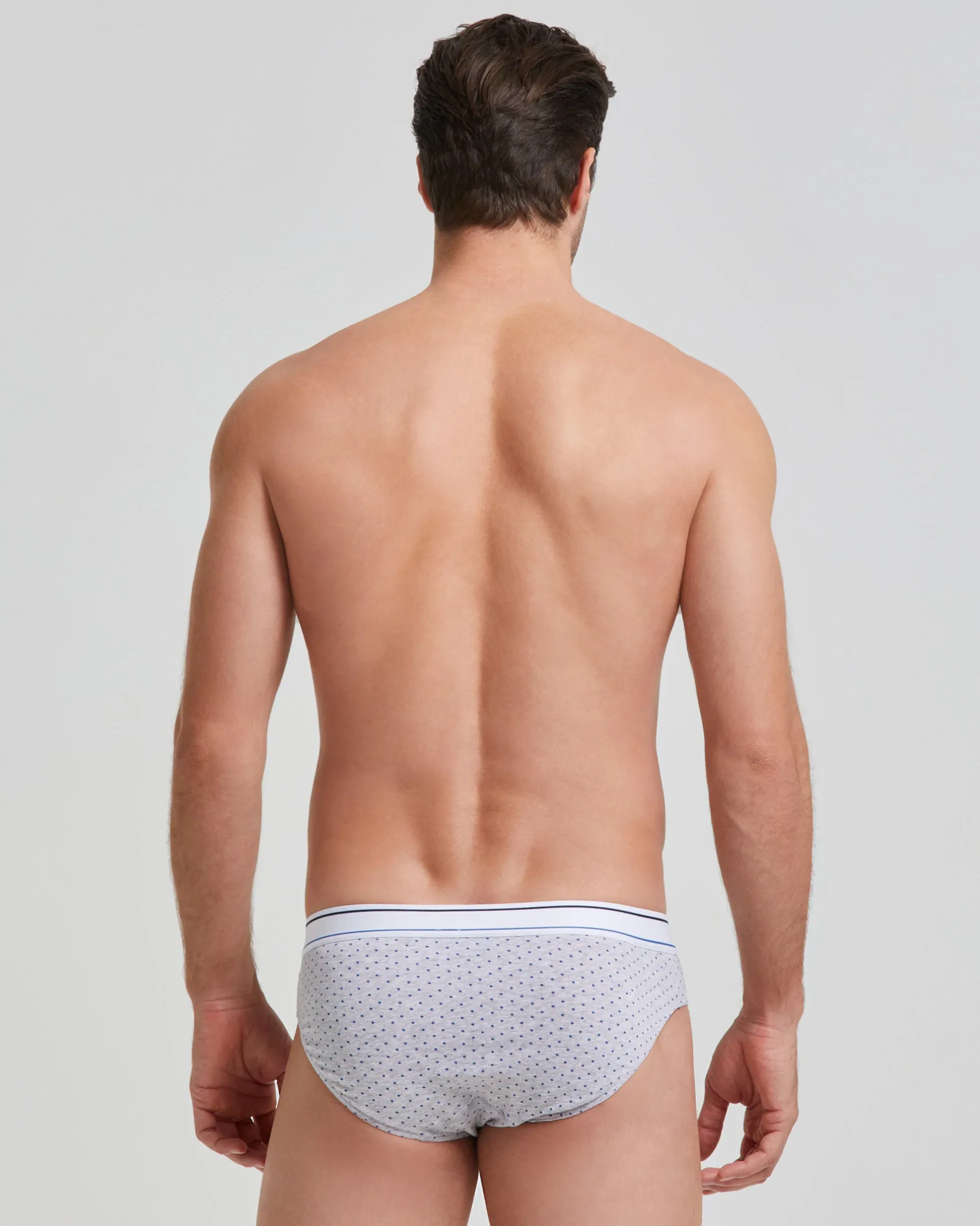 Slip uomo cotone con fantasia a pois