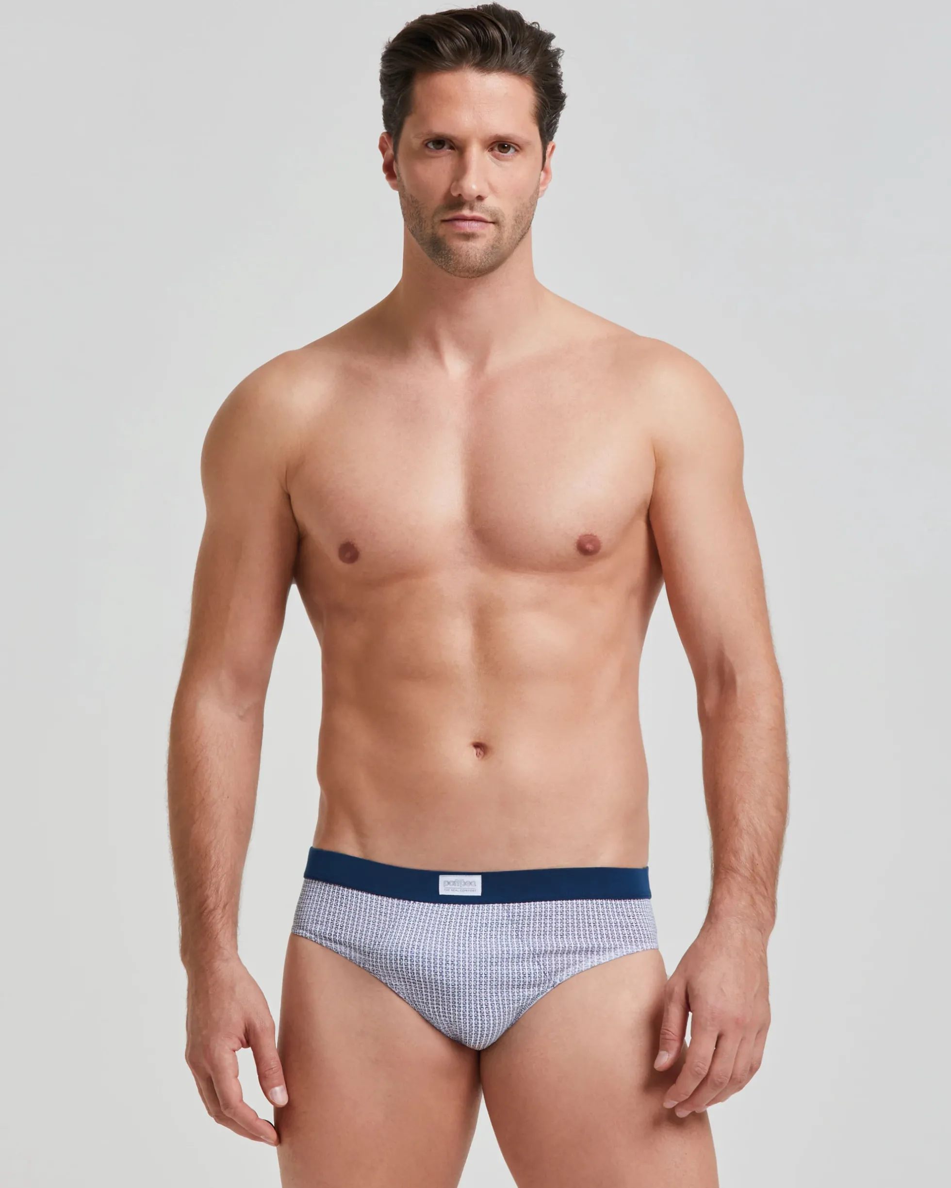 Slip uomo cotone motivo cravatteria