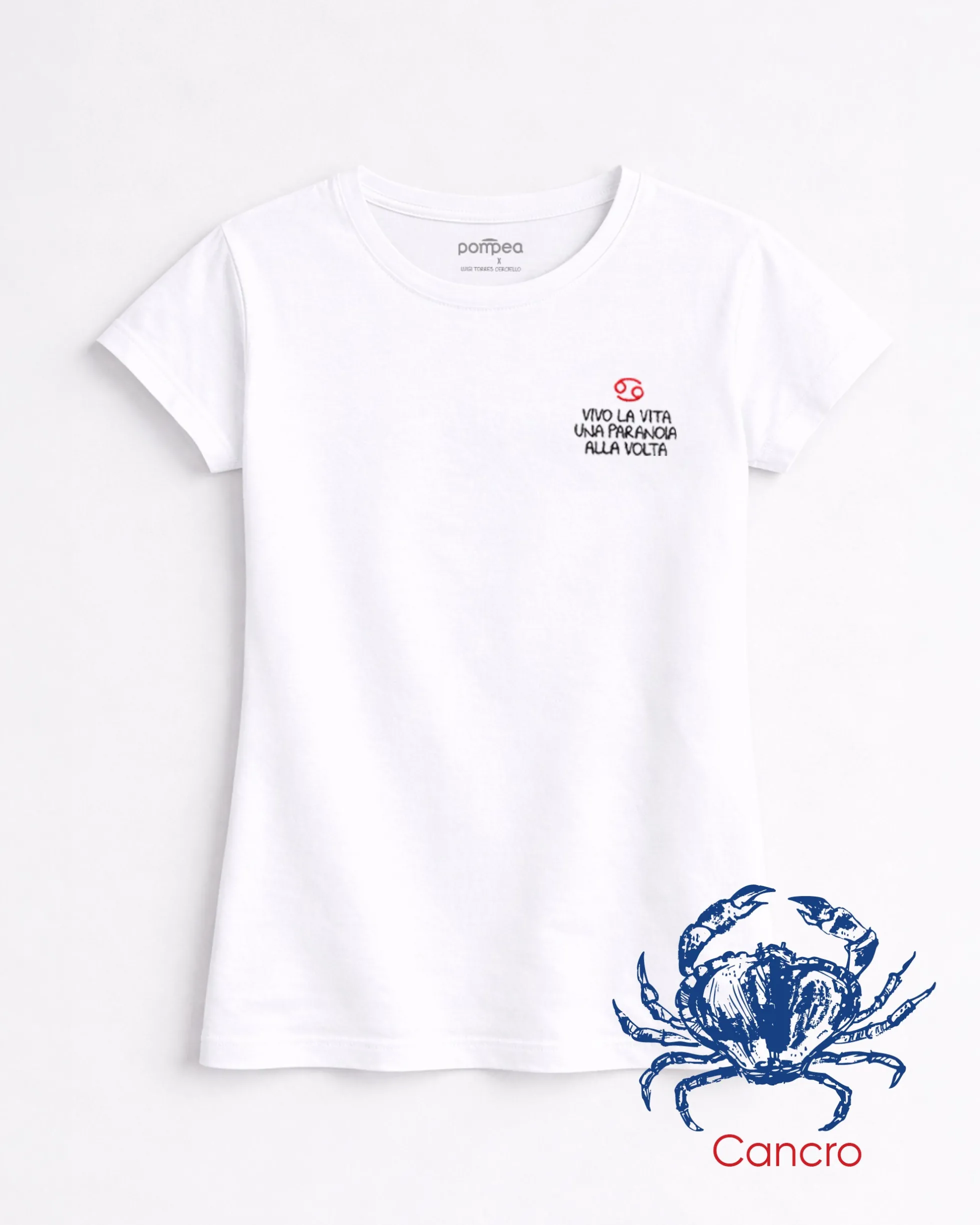 T-shirt donna "Cancro" by Luigi Torres Cerciello