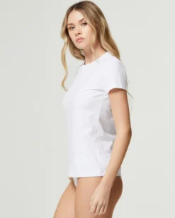 T-shirt donna manica corta caldo cotone