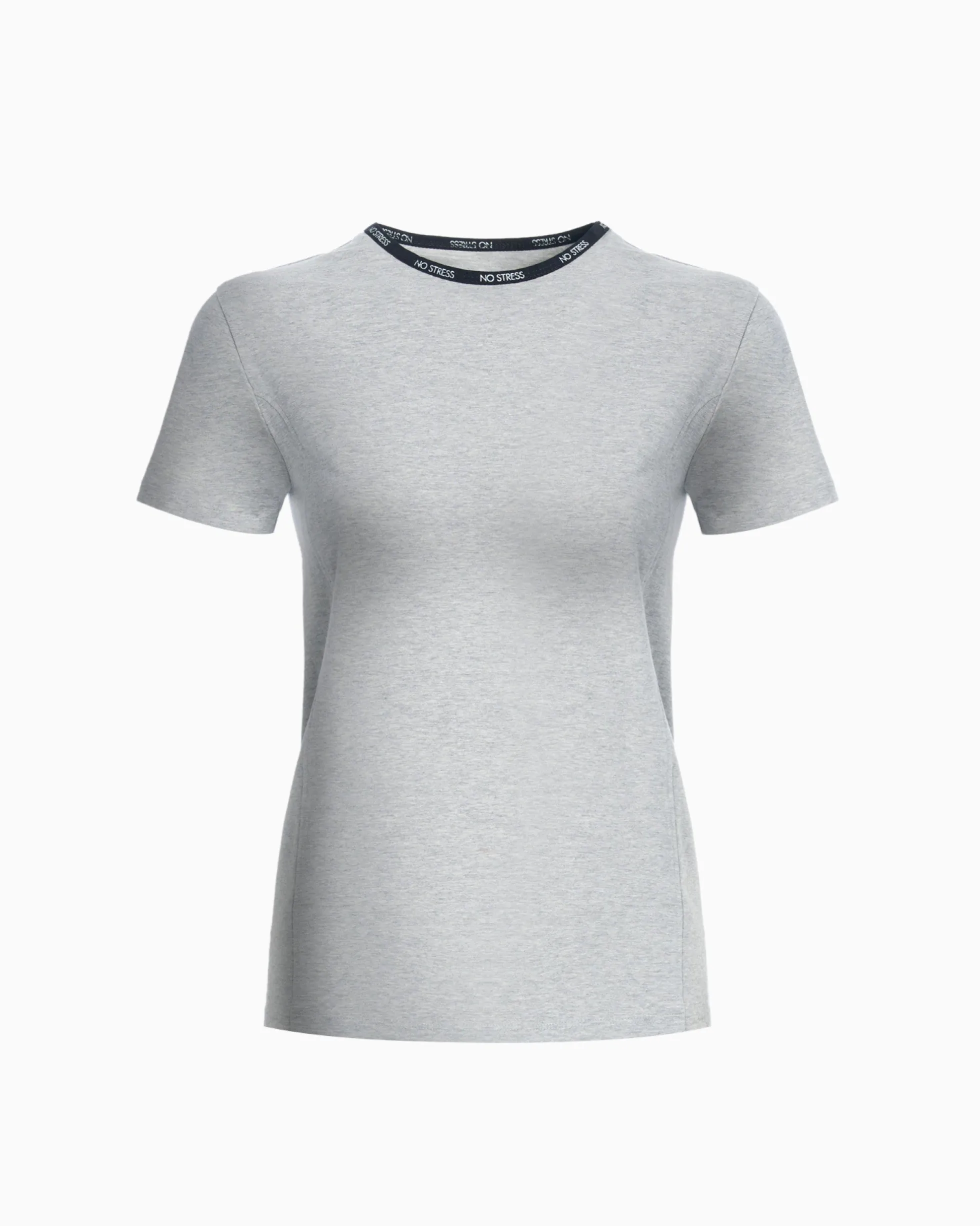 T-shirt donna no stress slim fit cotone